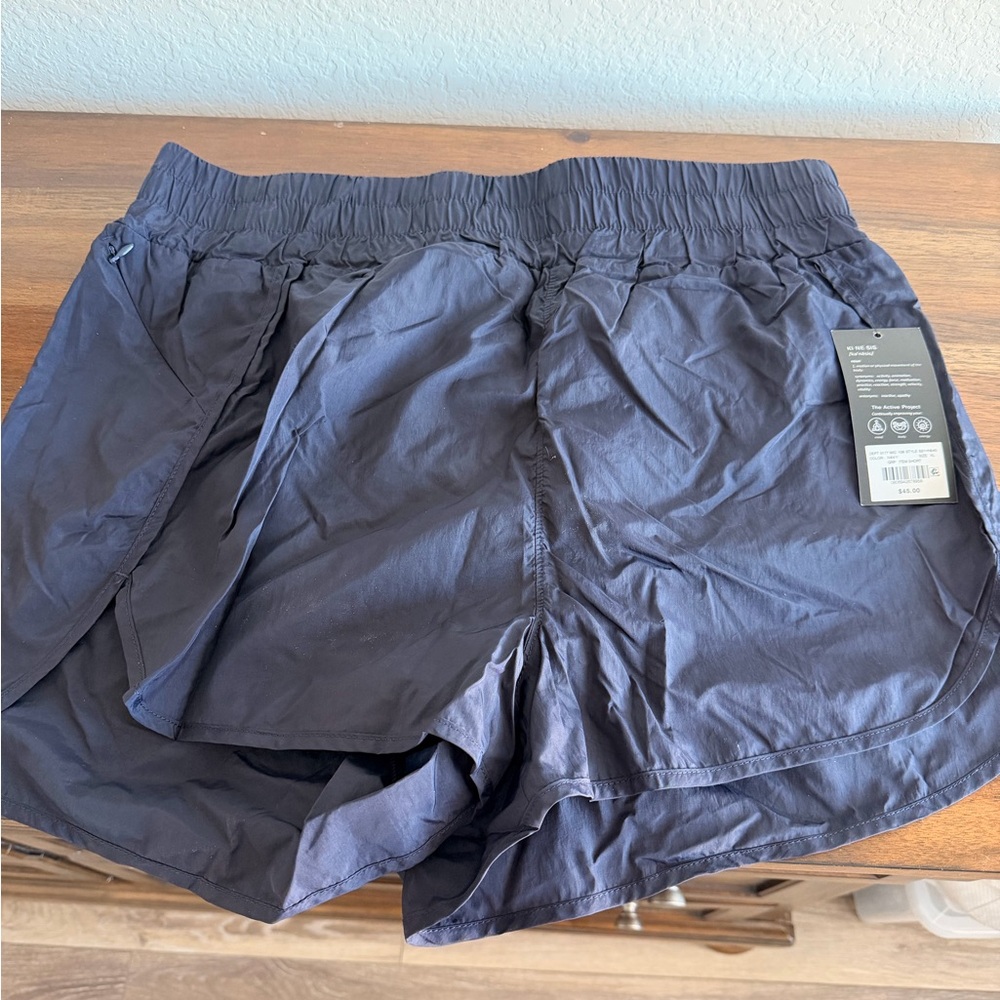 Women's Athletic Shorts - Navy Blue